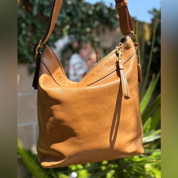 COACH Vintage Slim Convertible bag Brown Leather - Picture 5 of 16